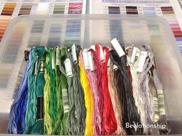 colorful floss